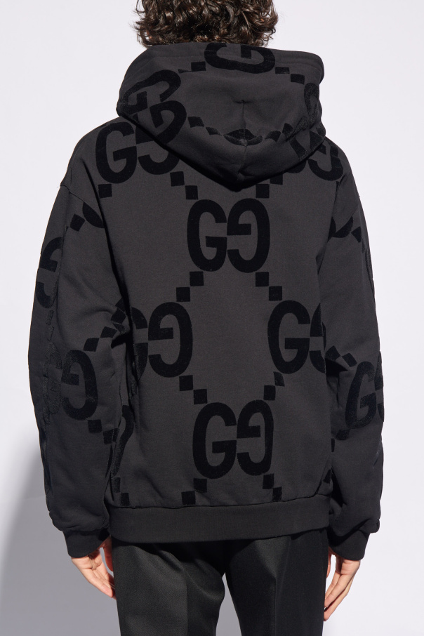 パーカー・フーディ GUCCI 'Gucci Incrocio GG' print hoodie Gucci Holographic Logo-Print Hoodie | Hypebeast